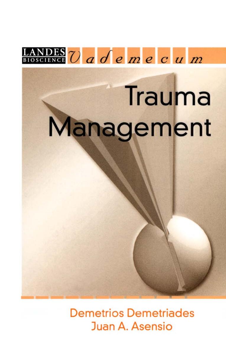 Trauma Management by Demetrios Demetriades Juan Asensio