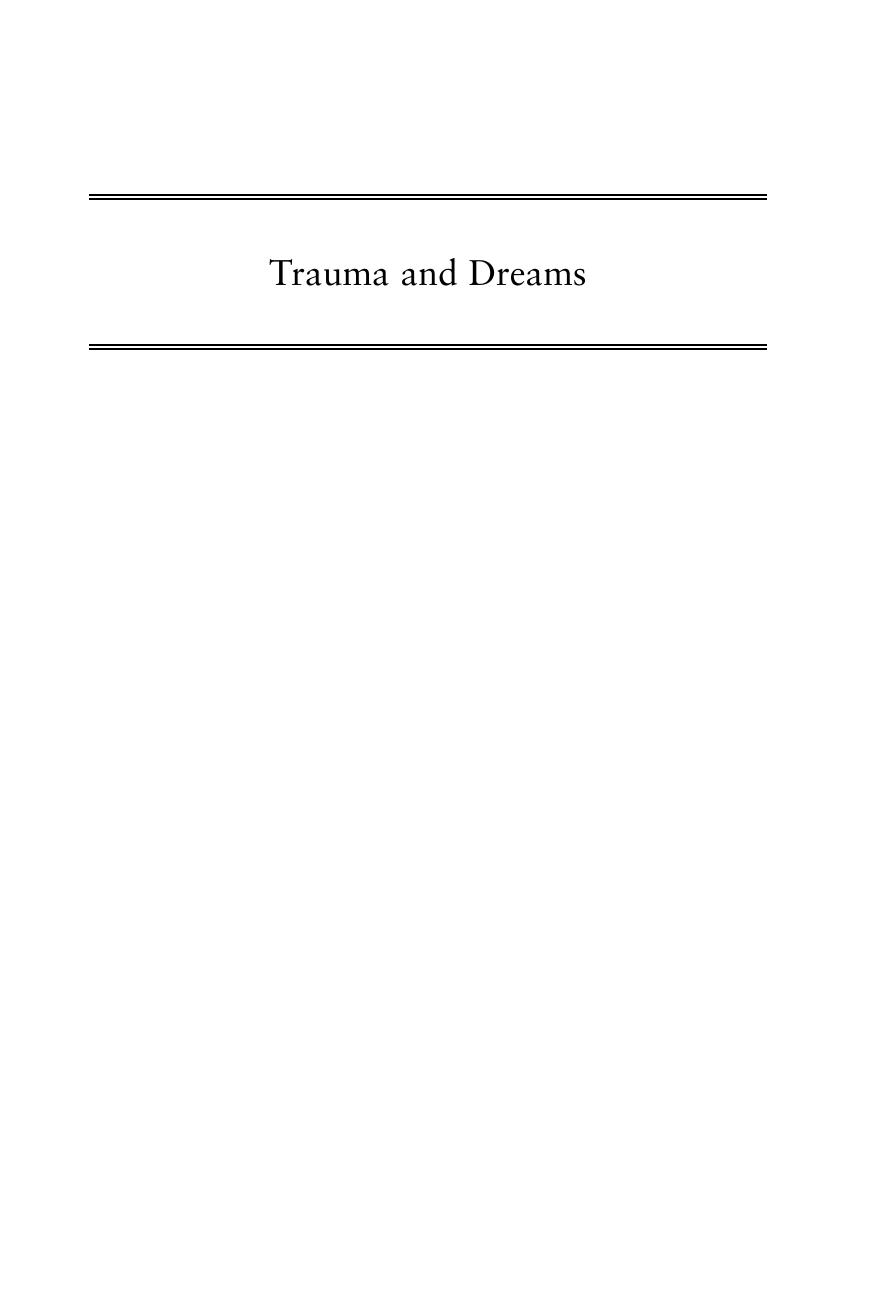 Trauma and Dreams by Deirdre Barrett (editor)