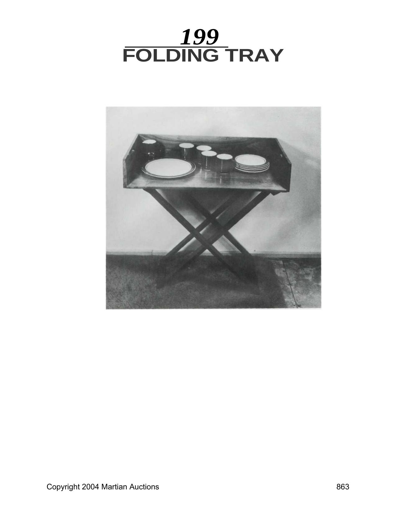 Tray by Folding Tray