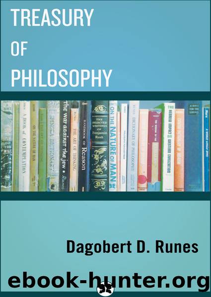Treasury of Thought by Runes Dagobert D.;