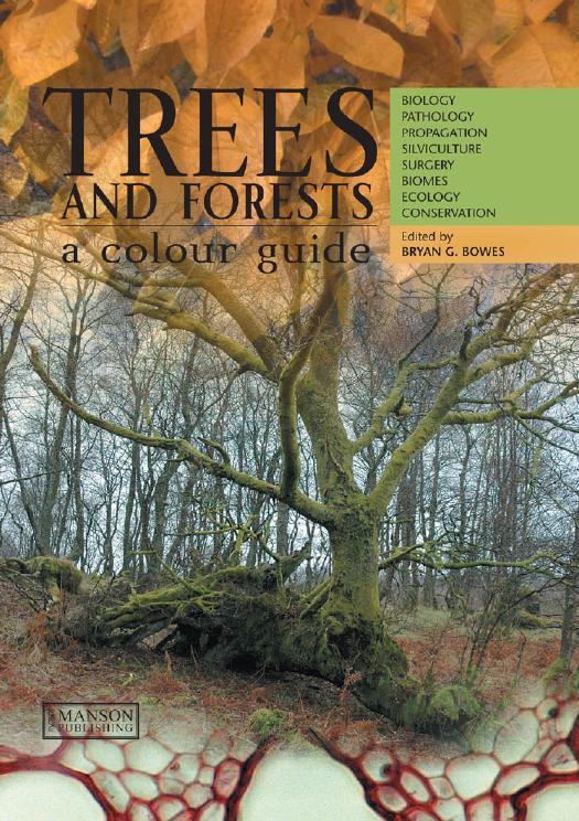 Trees and forests : a colour guide : biology, pathology, propagation, silviculture, surgery, biomes, ecology, conservation by Bryan G Bowes