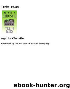 Trein 1650 by Agatha Christie