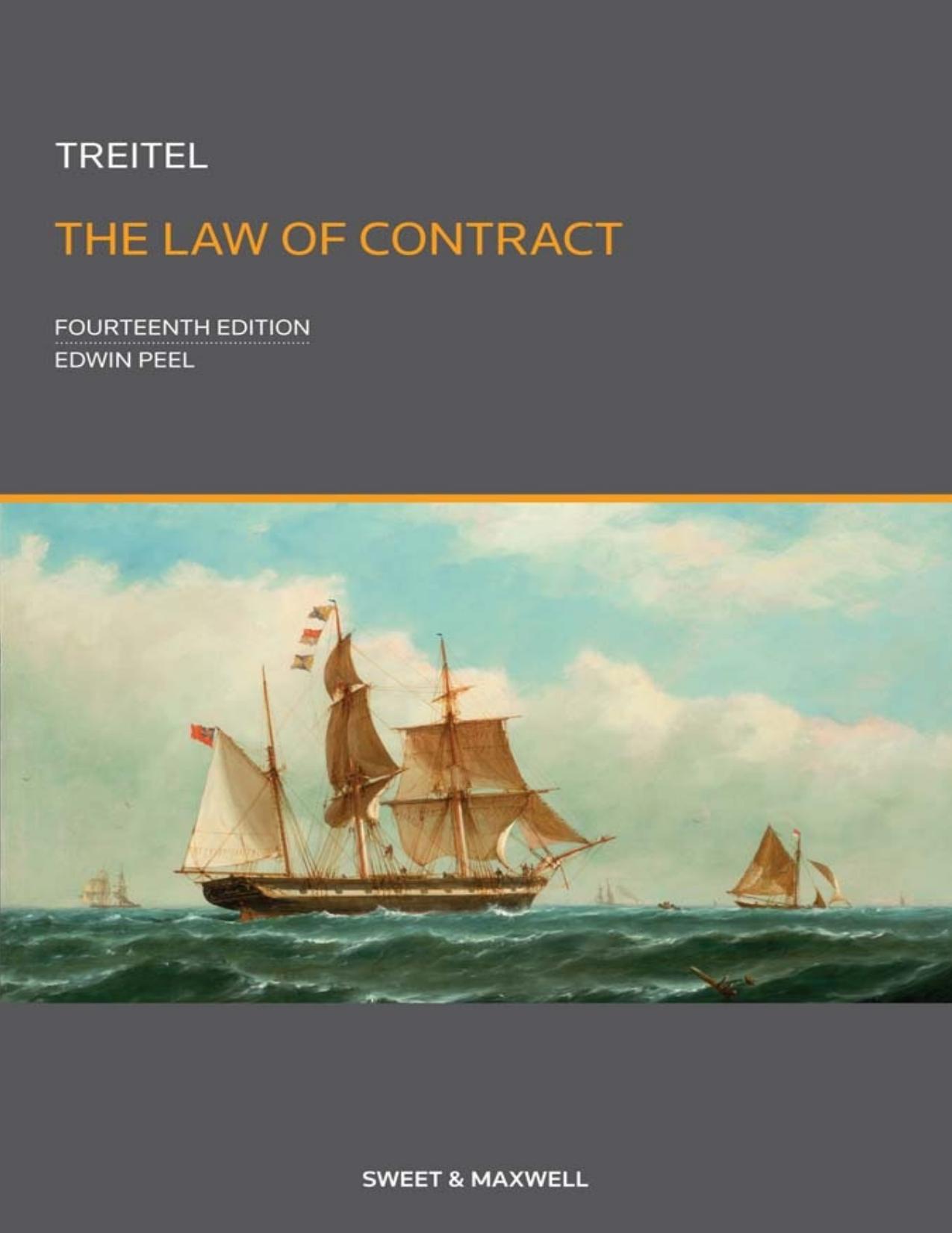 Treitel on The Law of Contract by Edwin Peel G. H. Treitel