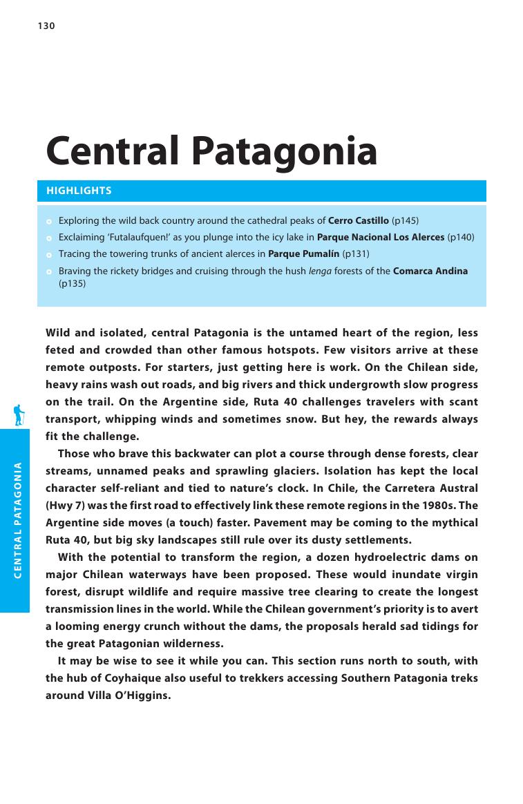 Trekking in the Patagonian Andes - Central Patagonia (Chapter) by Lonely Planet