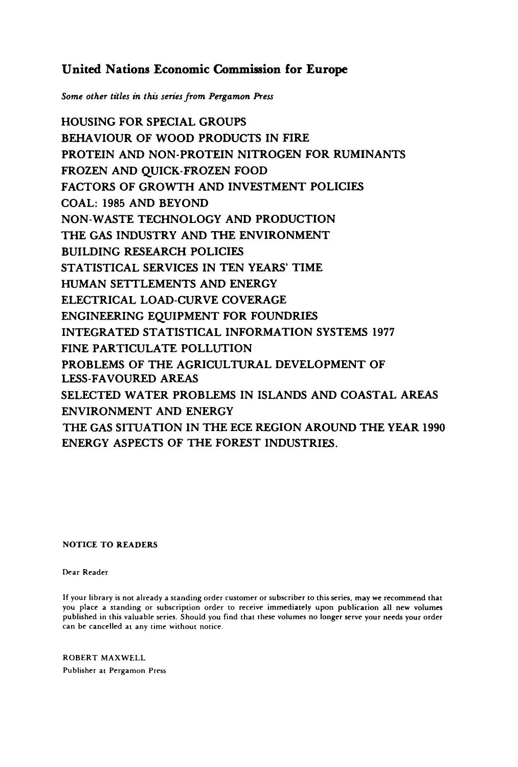 Trends in Airborne Equipment for Agriculture and Other Areas. Proceedings of a Seminar Organized by the United Nations Economic Commission for Europe, Warsaw, 18â22 September 1978 by United Nations Economic Commission for Europe (Auth.)