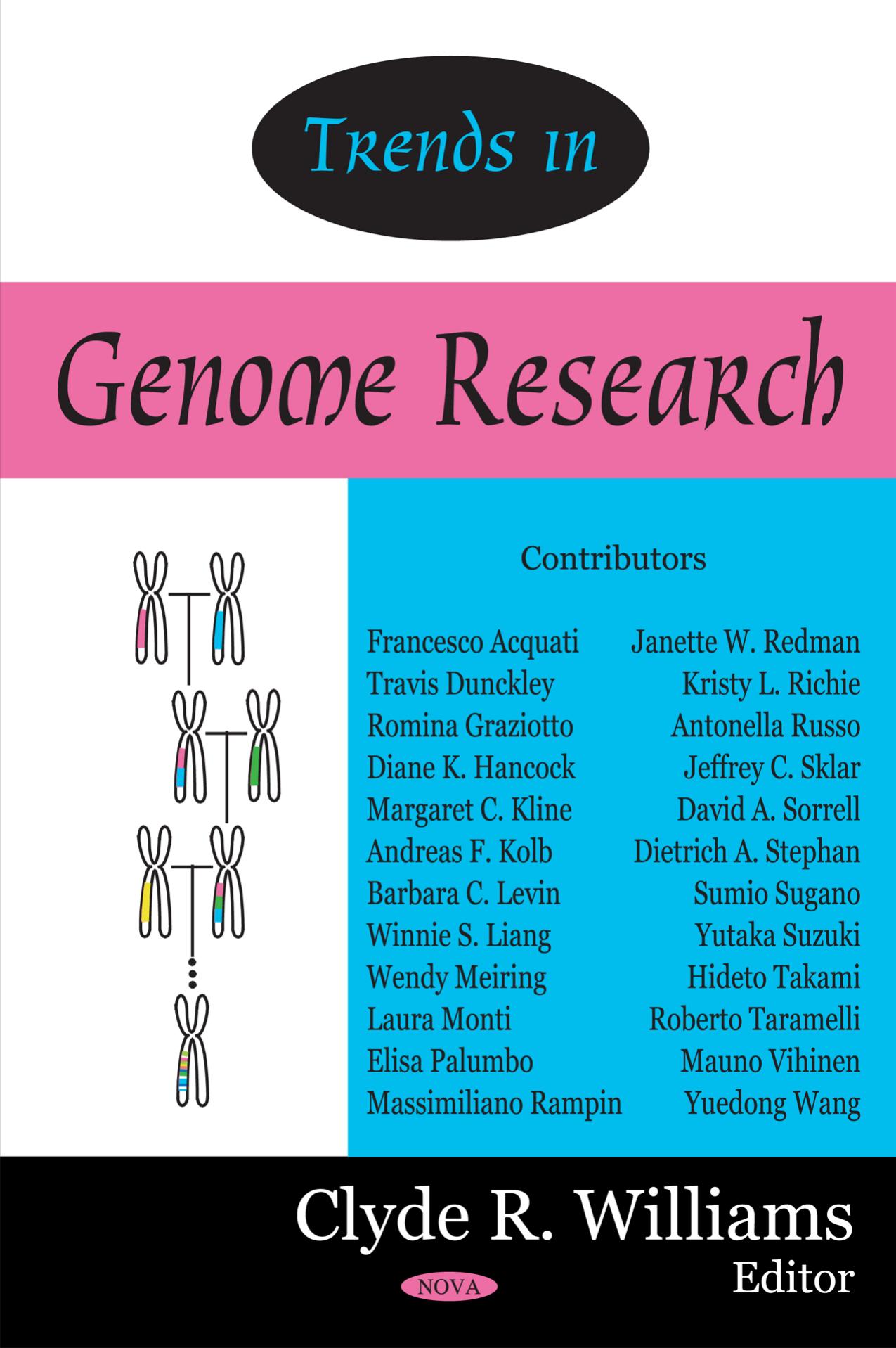 Trends in Genome Research by Clyde R. Williams