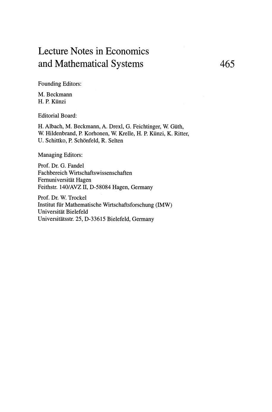 Trends in Multicriteria Decision Making: Proceedings of the 13th International Conference on Multiple Criteria Decision Making, Cape Town, South Africa, January 1997 by Herbert Moskowitz Po-Lung Yu (auth.) Theodor J. Stewart Robin C. van den Honert (eds.)