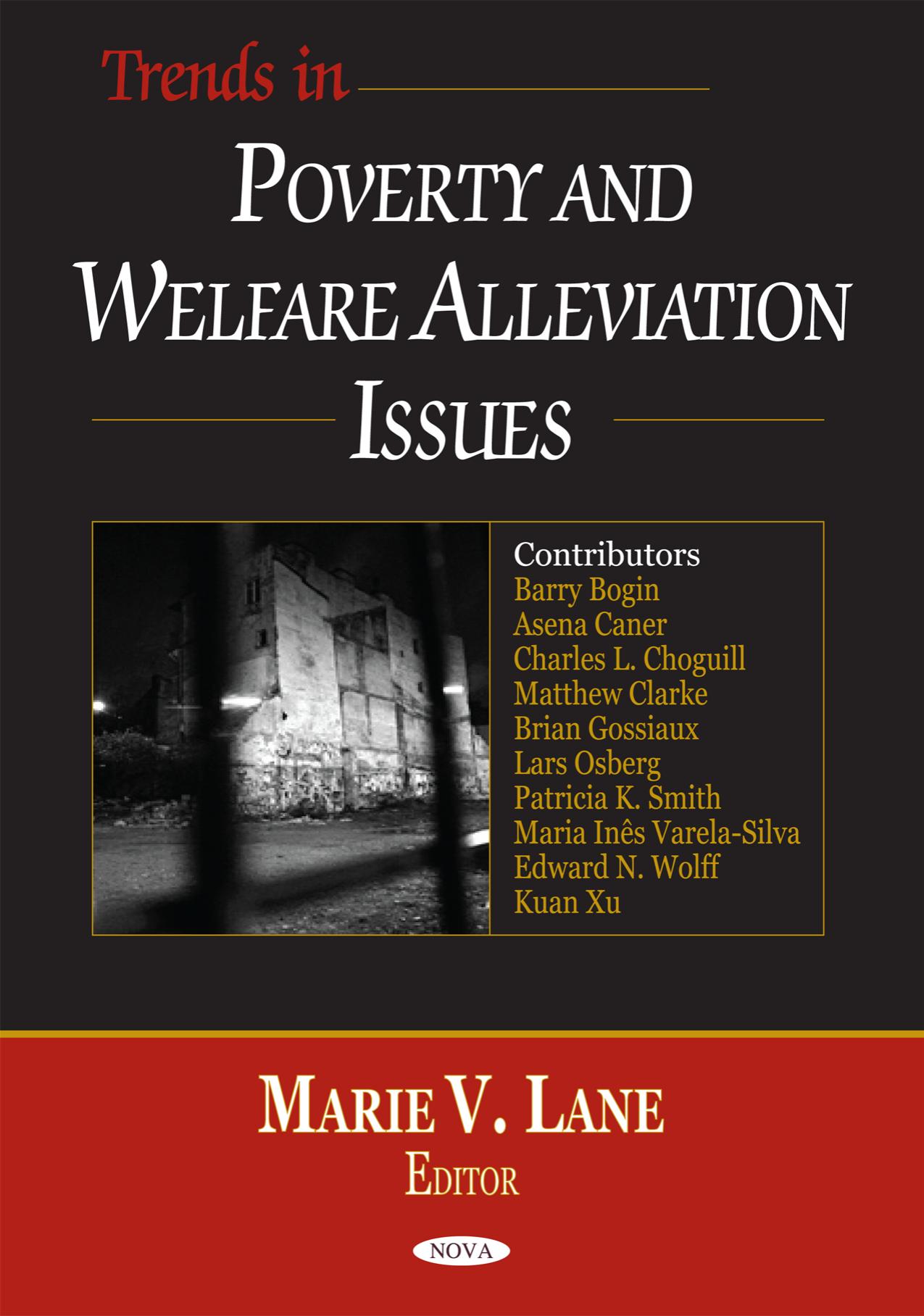 Trends in Poverty And Welfare Alleviation Issues by Marie V. Lane