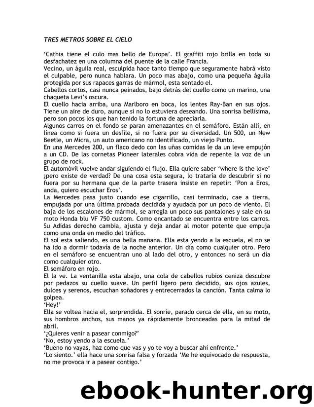 Tres Metros sobre el Cielo by Federico Moccia