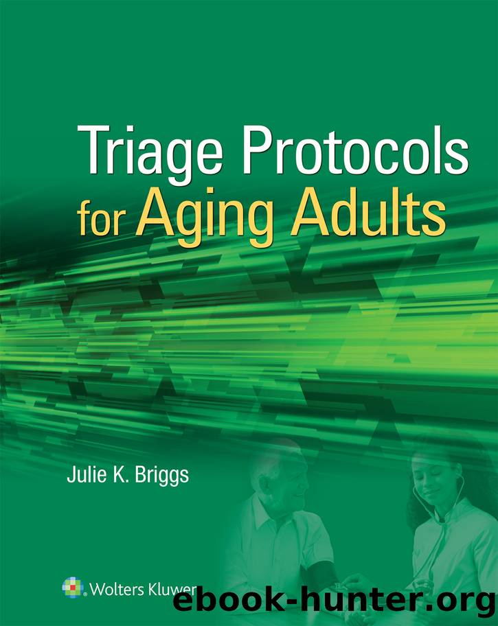 Triage Protocols for Aging Adults by Unknown