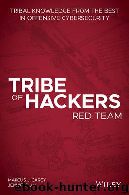 Tribe of Hackers Red Team by Marcus J. Carey & Jennifer Jin