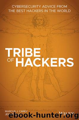 Tribe of Hackers by Marcus J Carey & Jennifer Jin