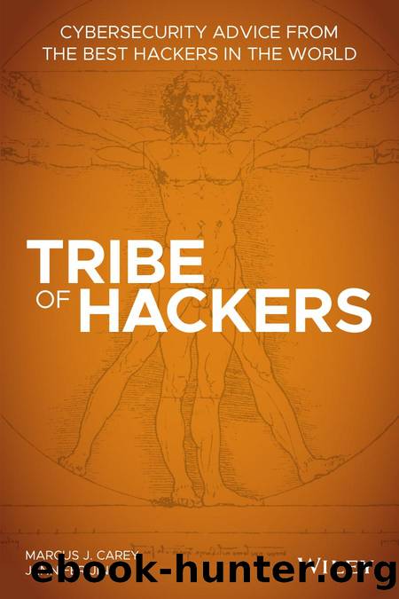 Tribe of Hackers: Cybersecurity Advice from the Best Hackers in the World by MARCUS J. CAREY and JENNIFER JIN