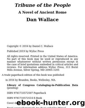 Tribune of the People: A Novel of Ancient Rome by Unknown
