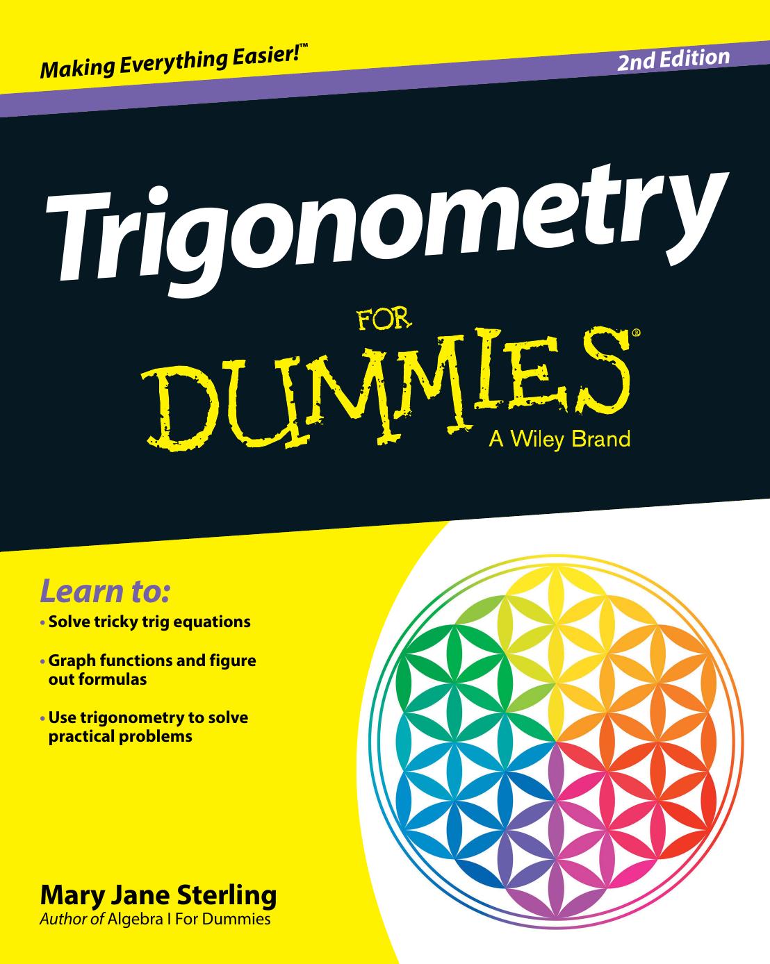 Trigonometry For Dummies by Mary Jane Sterling