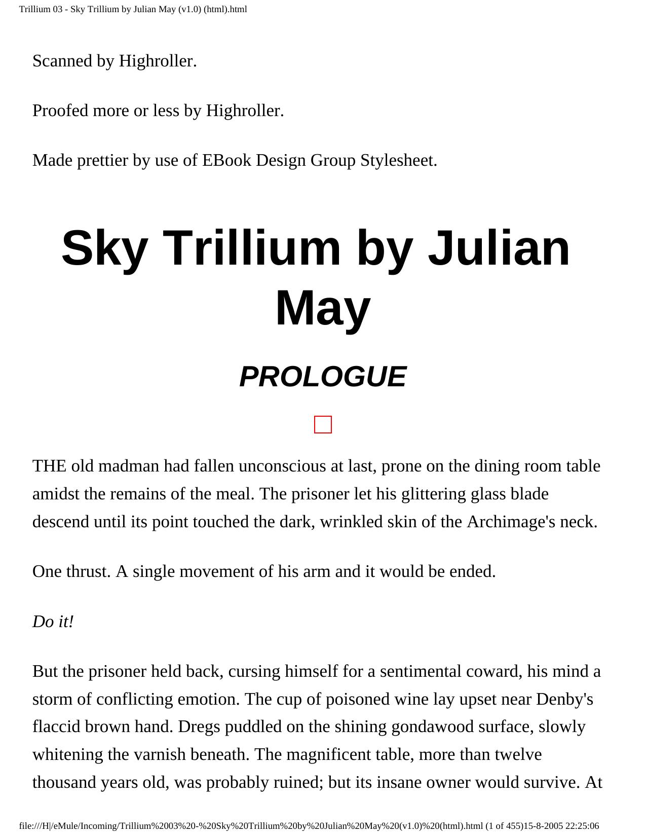 Trillium 03 - Sky Trillium by Julian May (v1.0) (html).html by Unknown