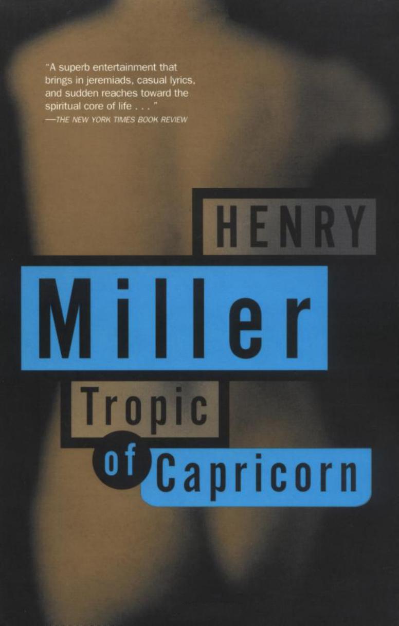 Tropic of Capricorn by Henry Miller