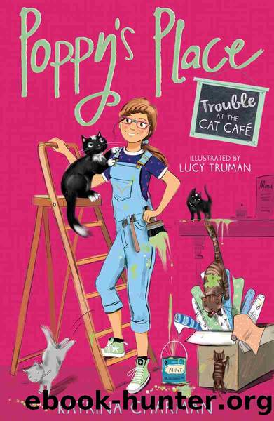 Trouble at the Cat CafÃ© by Katrina Charman