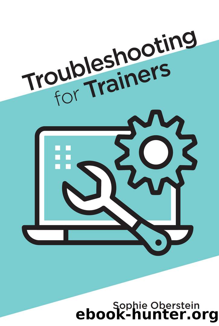 Troubleshooting for Trainers by Sophie Oberstein