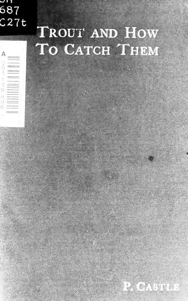 Trout and how to catch them by Castle p