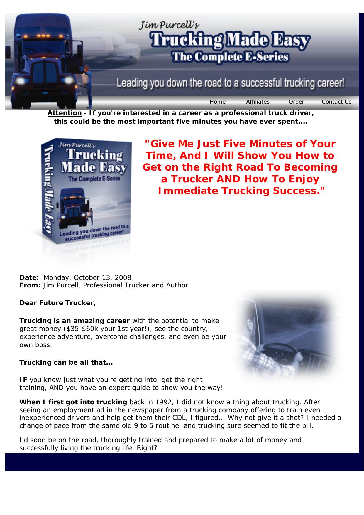 Trucking Made Easy- The Complete E-Series. by Best of Kuszter's Collection