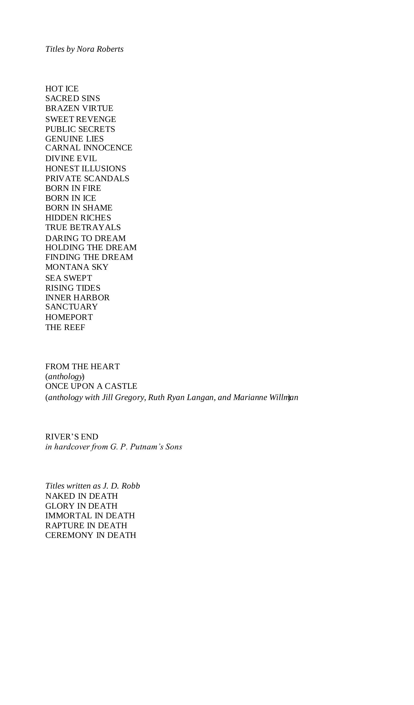 True Betrayals by Nora Roberts by hellopdf.com Inc