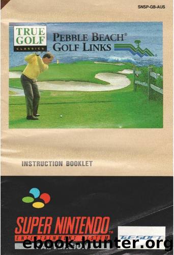 True Golf Classics by Pebble Beach Golf Links (USA)-manual