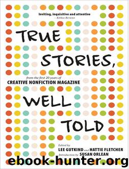 True Stories, Well Told: From the First 20 Years of Creative Nonfiction Magazine by Unknown