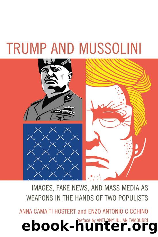 Trump and Mussolini by Anna Camaiti Hostert;Enzo Antonio Cicchino;