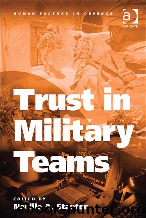 Trust in Military Teams by Neville A. Stanton