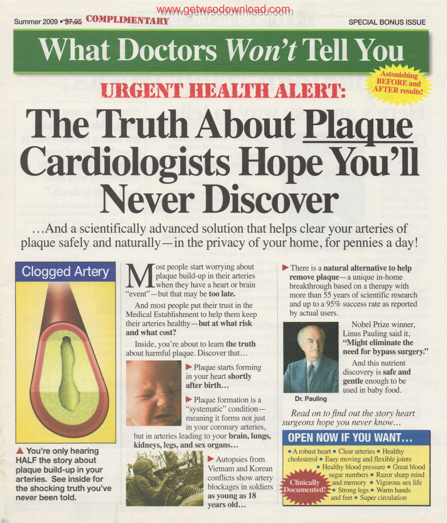 Truth About Plague Cardiologists Hope Youll Never Discover by Unknown