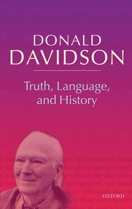 Truth, Language, and History by Donald Davidson