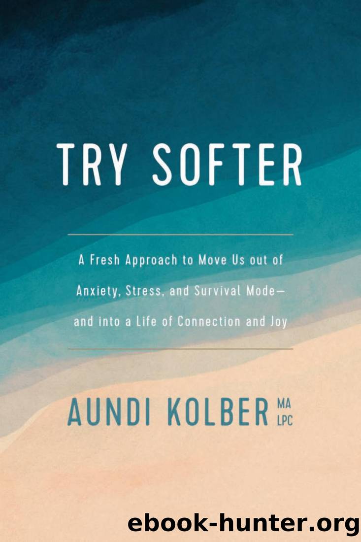 Try Softer: A Fresh Approach to Move Us Out of Anxiety, Stress, and Survival Mode--And Into a Life of Connection and Joy by Aundi Kolber