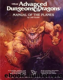 Tsr 02022 Manual Of The Planes by Manual of the Planes text