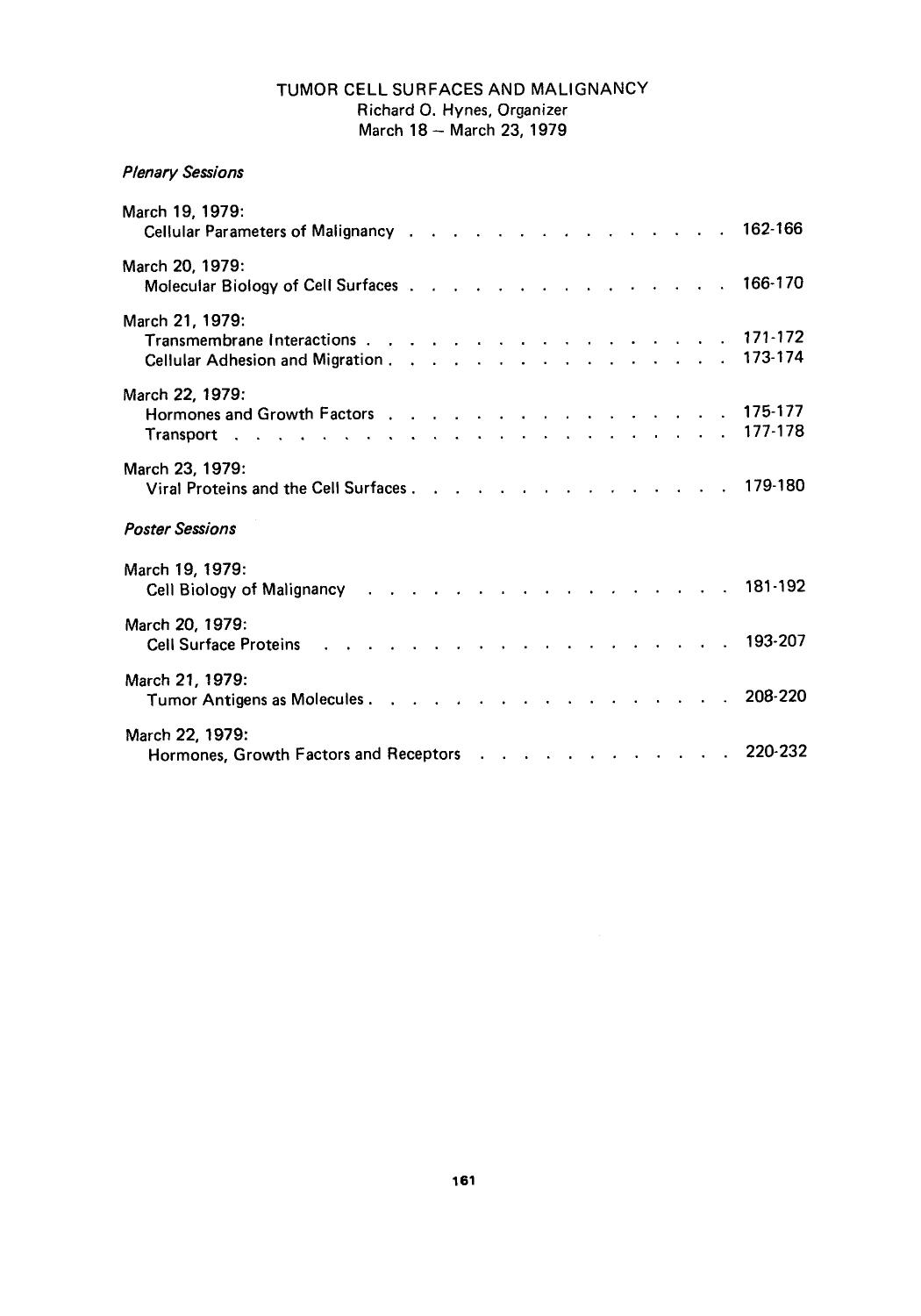 Tumor cell surfaces and malignancy by Unknown