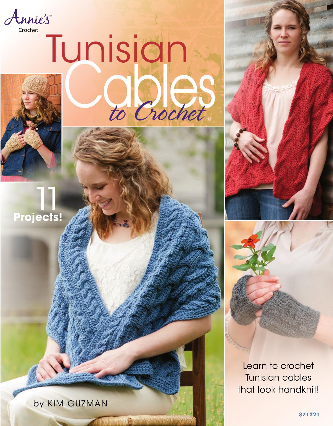 Tunisian Cables to Crochet by Kim Guzman