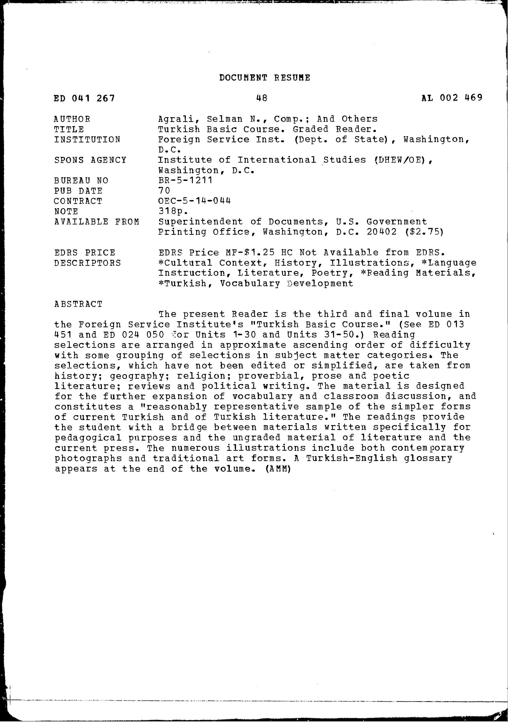 Turkish Graded Reader by Unknown