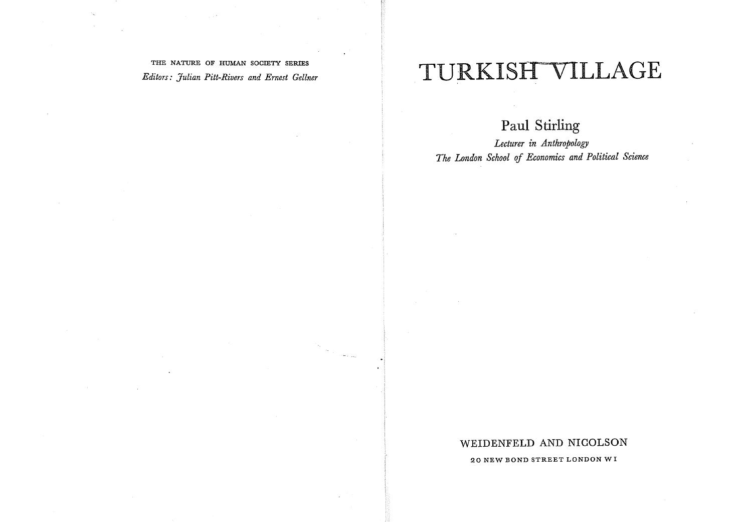 Turkish Village by Paul Stirling