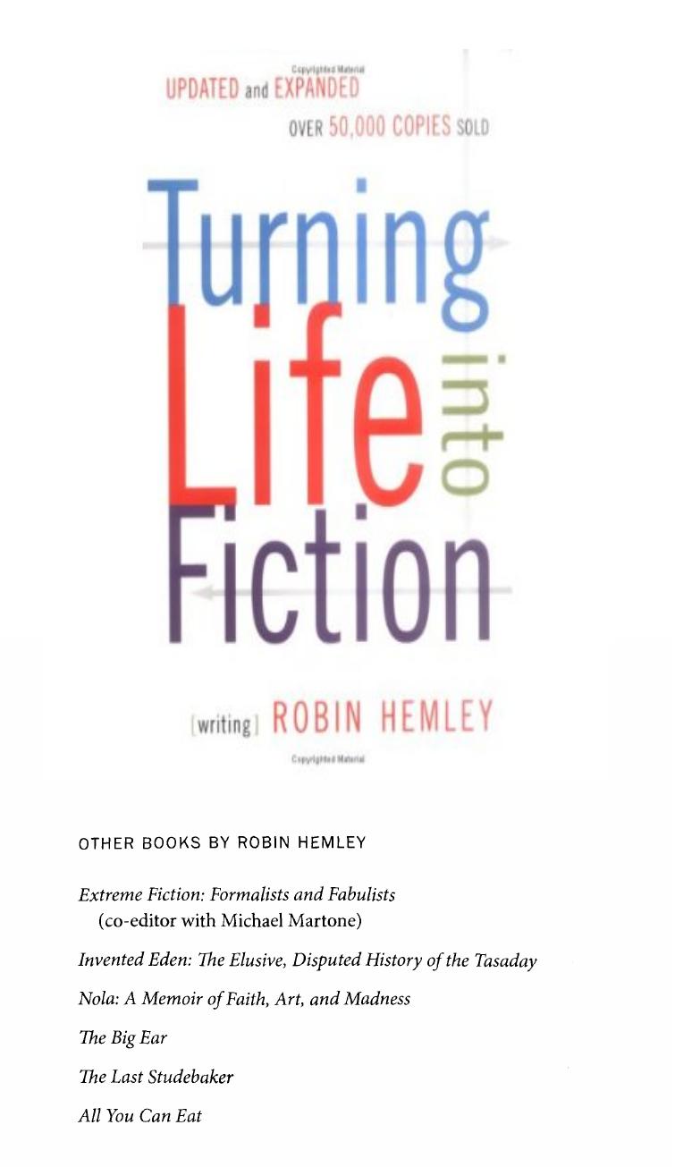 Turning Life into Fiction by Robin Hemley
