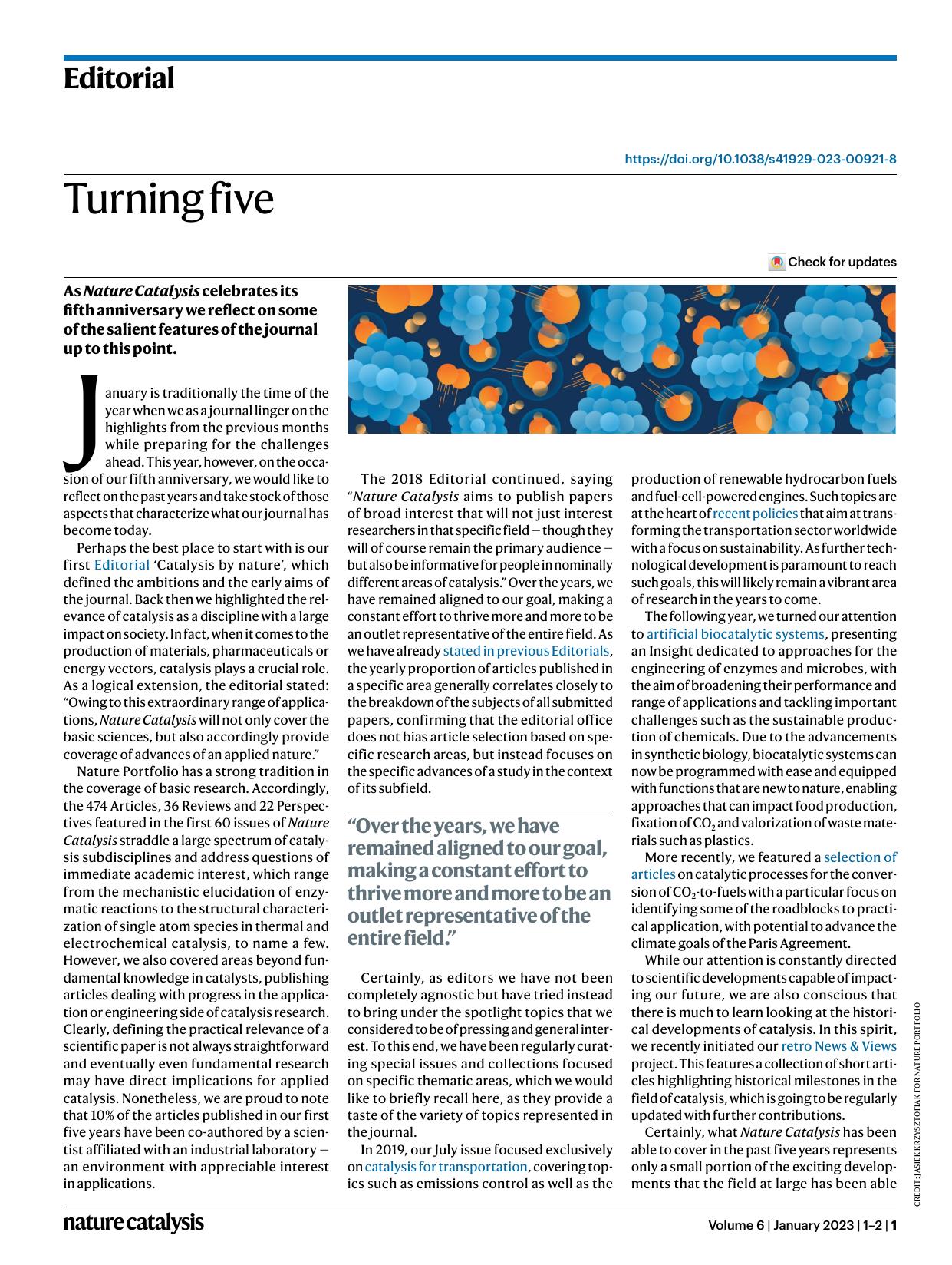 Turning five by Unknown