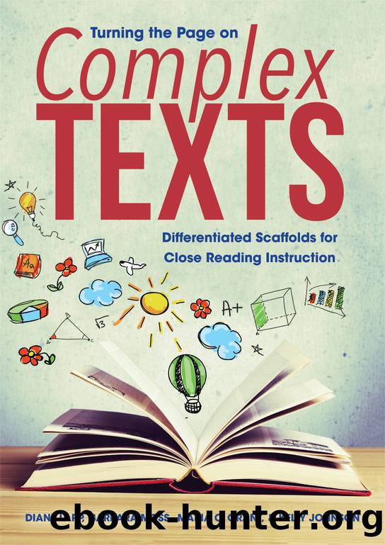 Turning the Page on Complex Texts by Lapp Diane;Moss Barbara; & Barbara Moss & Maria C. Grant & Kelly Johnson