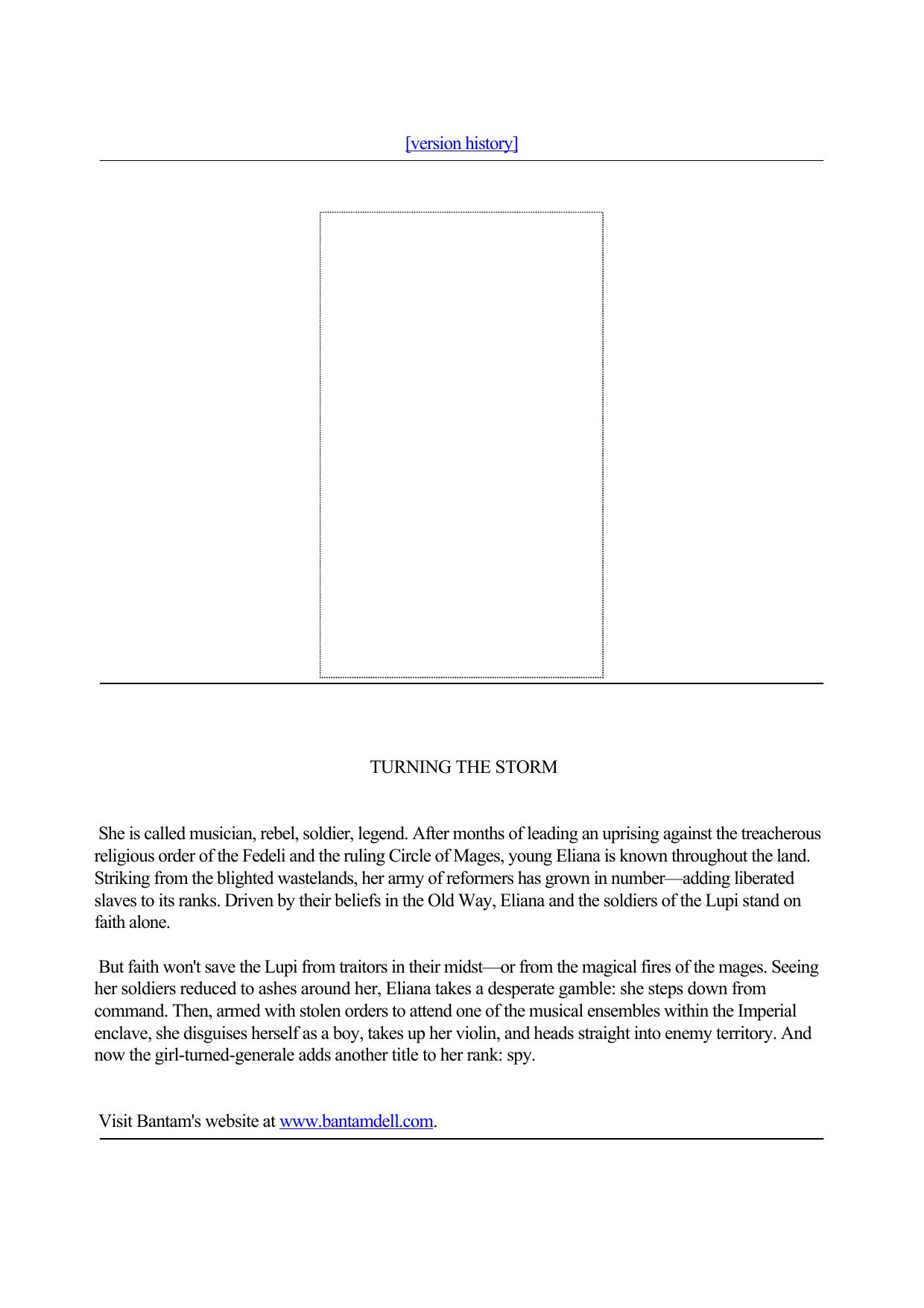 Turning the Storm by Naomi Kritzer