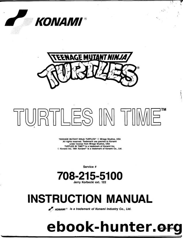 Turtles In Time, by Konami (1992) by Unknown