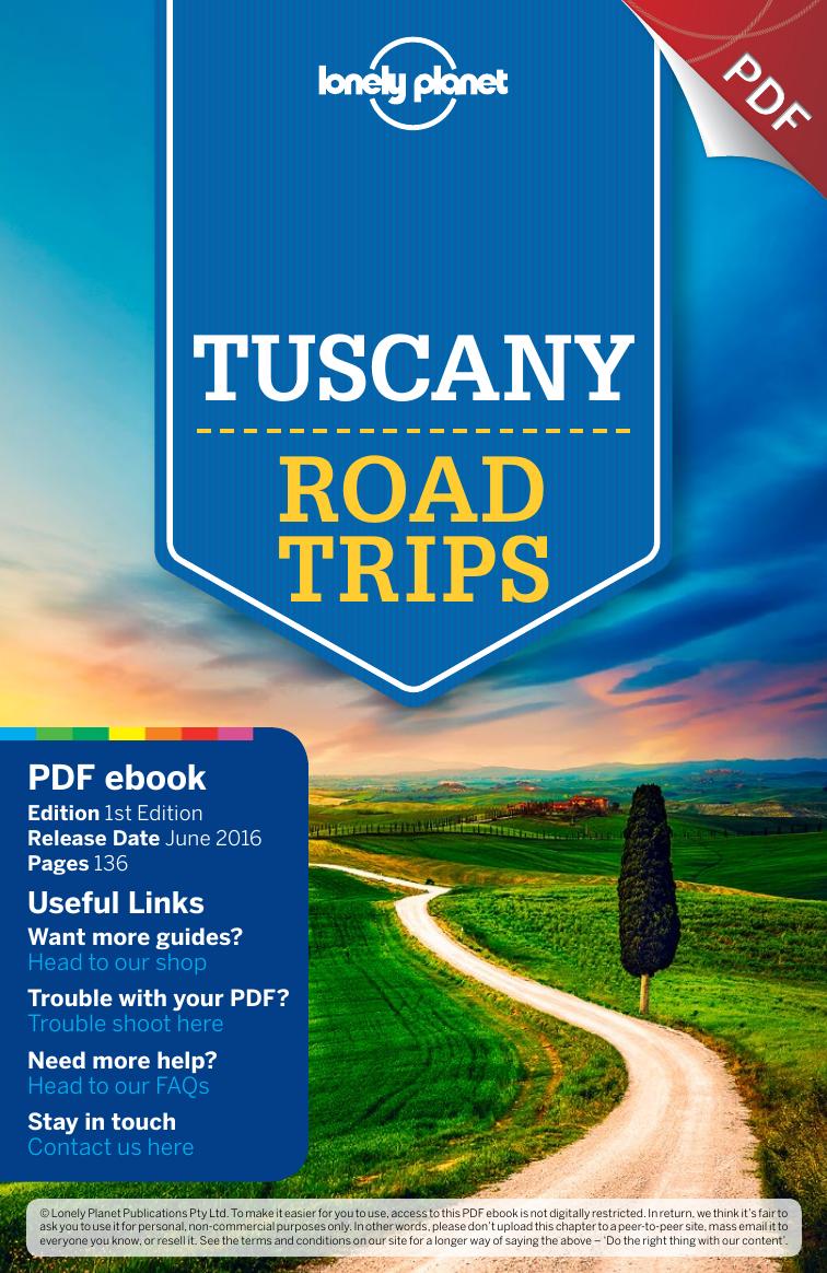 Tuscany Road Trips 1 - whole book by Lonely Planet