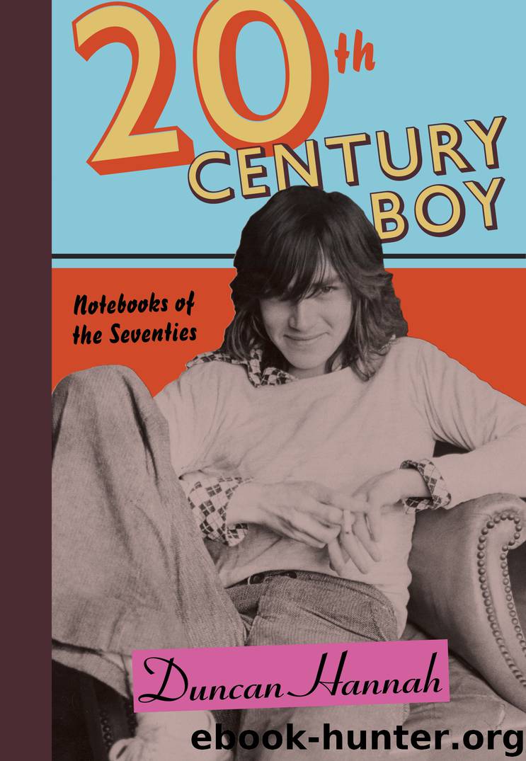 Twentieth-Century Boy by Duncan Hannah