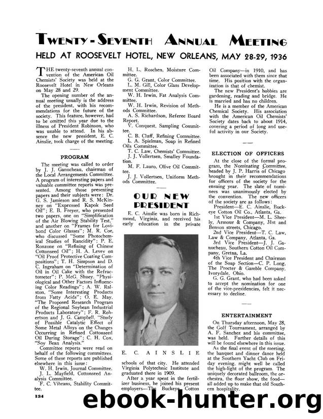 Twenty-Seventh Annual Meeting by Unknown
