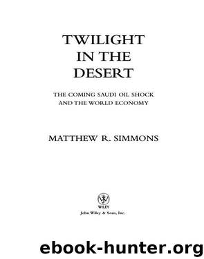 Twilight in the Desert by Matthew R. Simmons