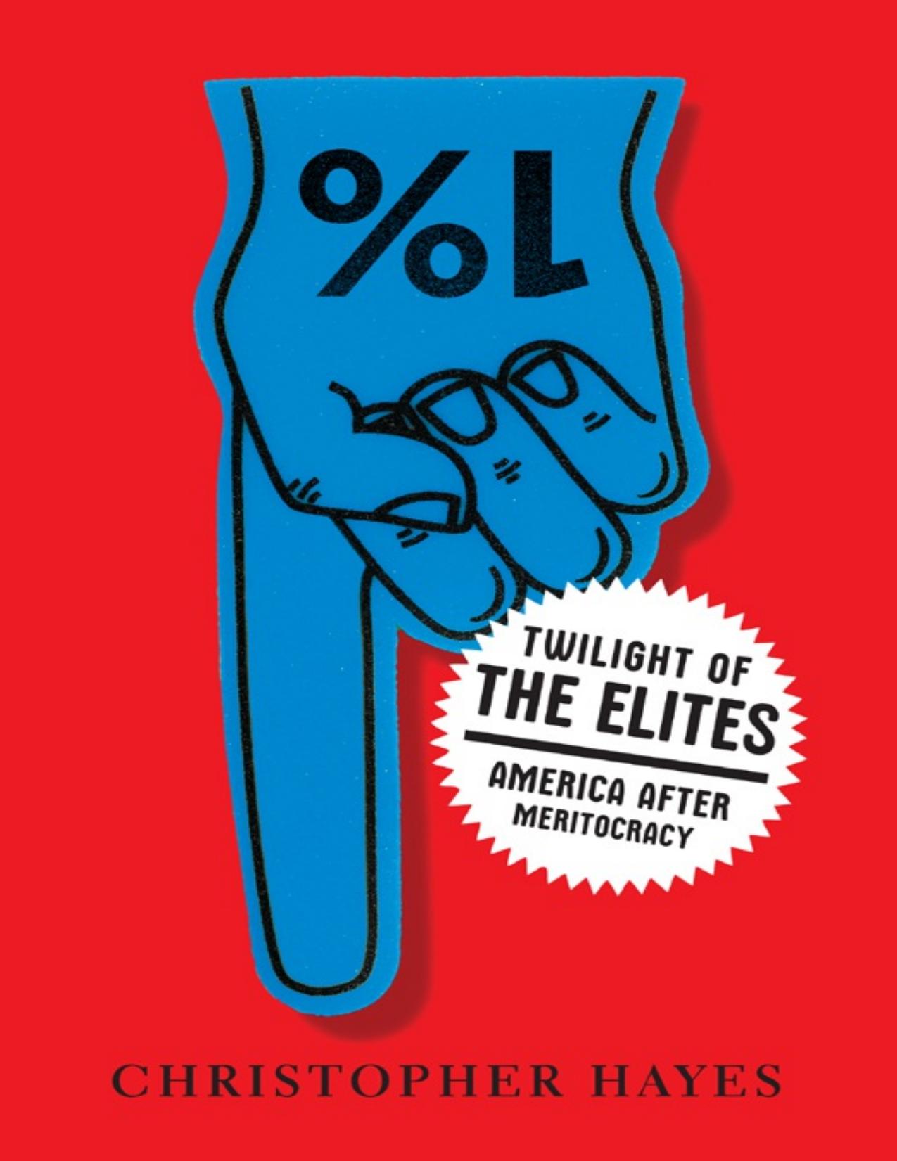 Twilight of the Elites: America After Meritocracy by Christopher Hayes