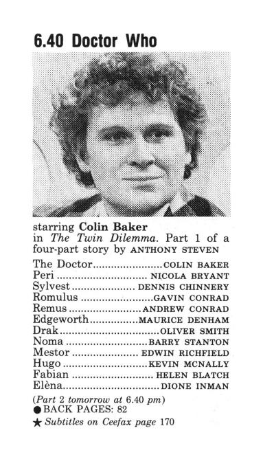 Twin Dilemma RT billings by Unknown