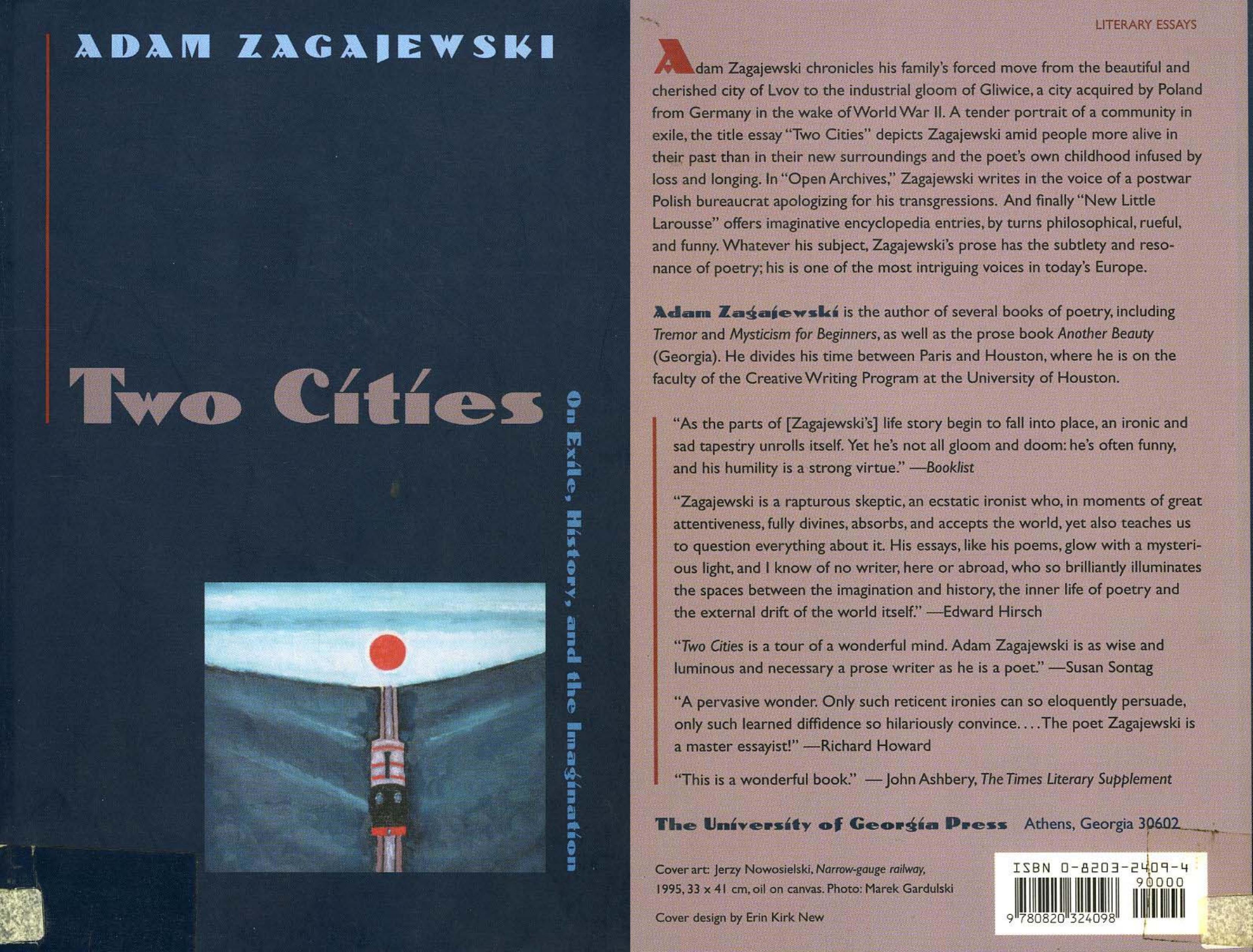Two Cities: On Exile, History, and the Imagination by Adam Zagajewski